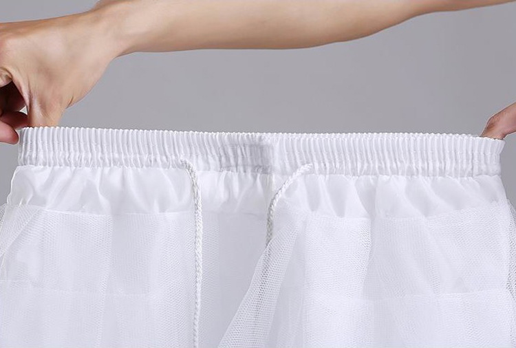 กระโปรงสุ่มซับใน ขนาดฟรีไซส์ เอวก่อนยืด 18- 32 นิ้ว ยาว 16 นิ้ว