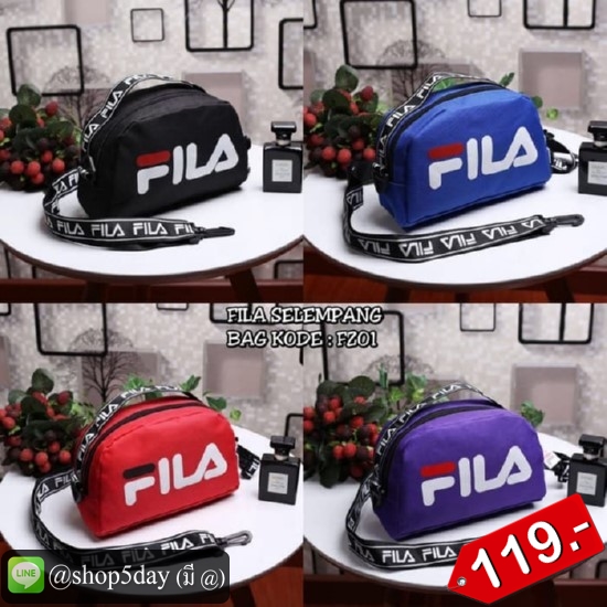 🔥กระเป๋าแฟชั่น สะพายข้าง Fila ฟิล่า No.flla 119-D
