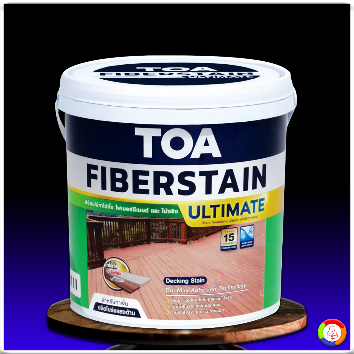ทีโอเอ ไฟเบอร์สเตน อัลติเมท สำหรับงานพื้น ชนิดโปร่งแสง (ด้าน) Toa Fiberstain Ultimate Matt