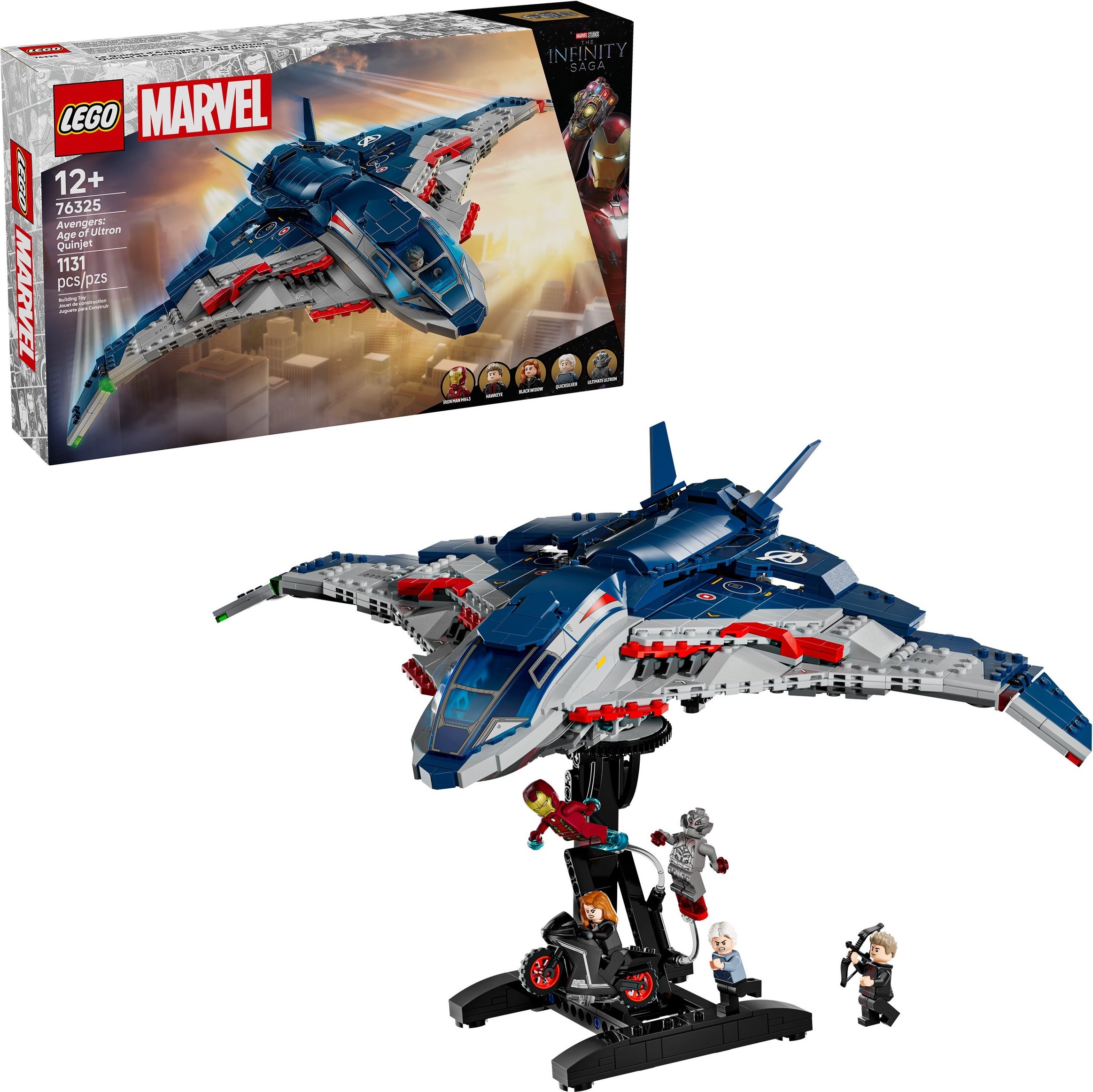 LEGO Super Heroes Marvel เลโก้ 76325 Avengers: Age of Ultron Quinjet
