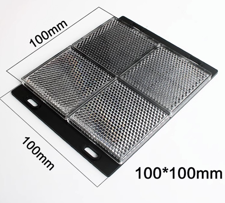 TD-12 แผ่นสะท้อนแสงอินฟาเรด Photoelectric Sensor Switch Reflector Mirror Reflection Plate Feedback Board Infrared Sensor TD12