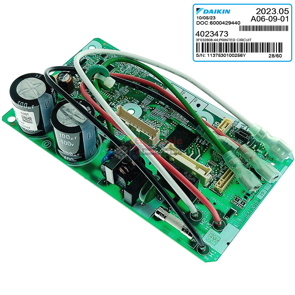 แผงบอร์ดแอร์คอยเย็นDAIKIN-ไดกิ้น รุ่น FTKC12TV2S-อะไหล่ใหม่แท้บริษัท #อะไหล่แอร์DAIKIN