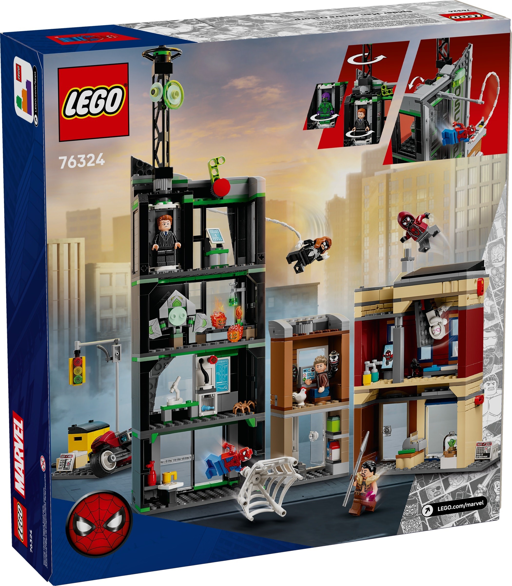 LEGO Super Heroes Marvel เลโก้ 76324 Spider-Man vs. Oscorp
