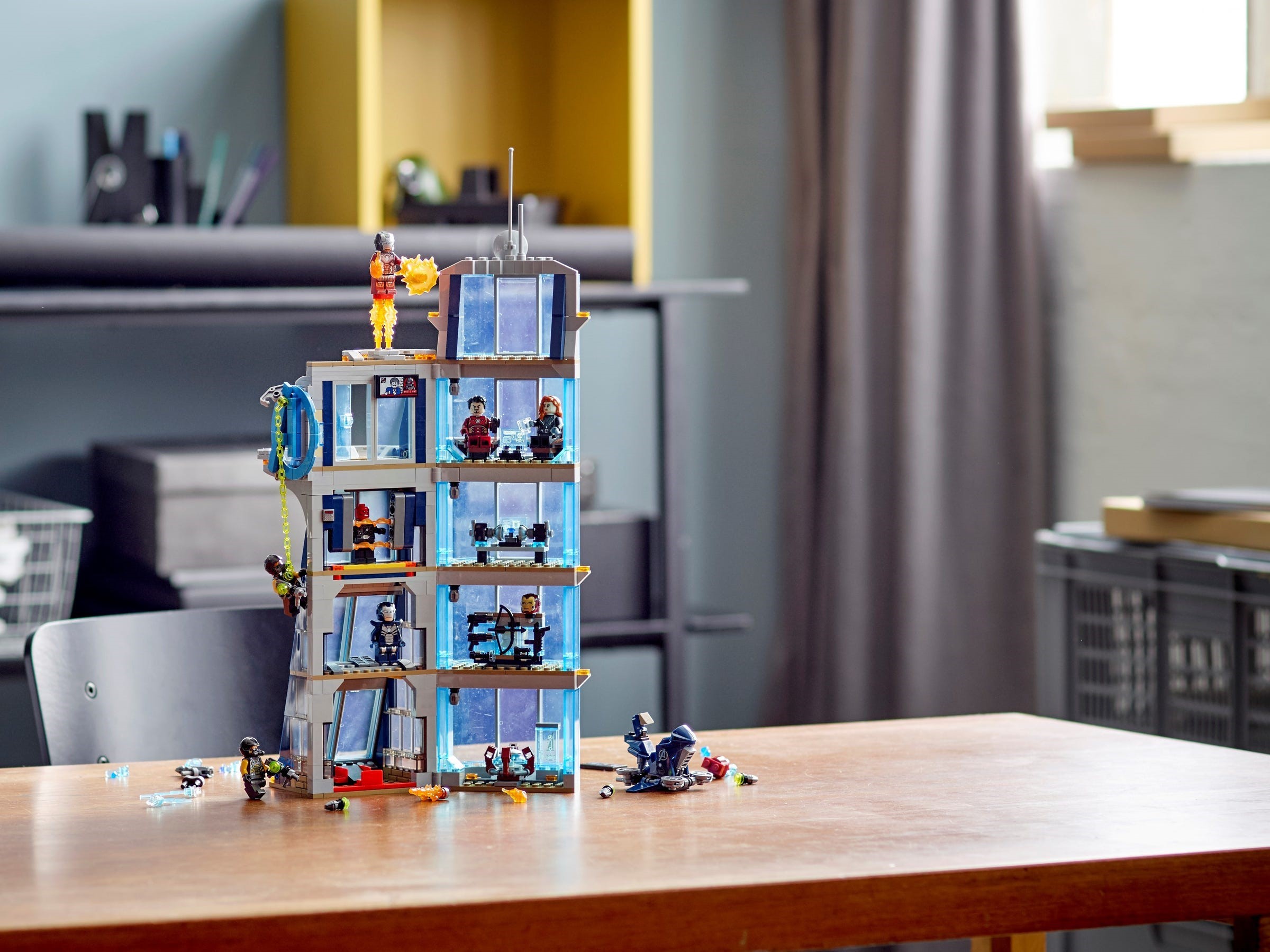 LEGO Superheroes Marvel เลโก้ 76166 Avengers Tower Battle