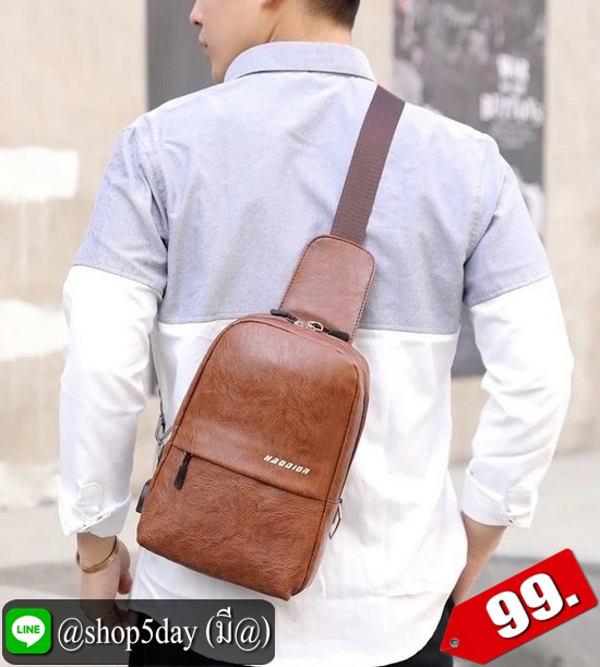 ♨️ กระเป๋าคาดอก Fashion PU สุดเท่ ⚡️