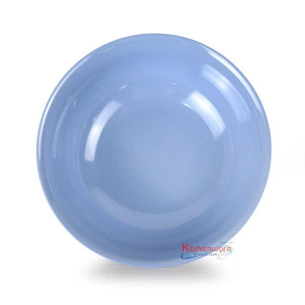8-inch round bowl, blue, SB brand