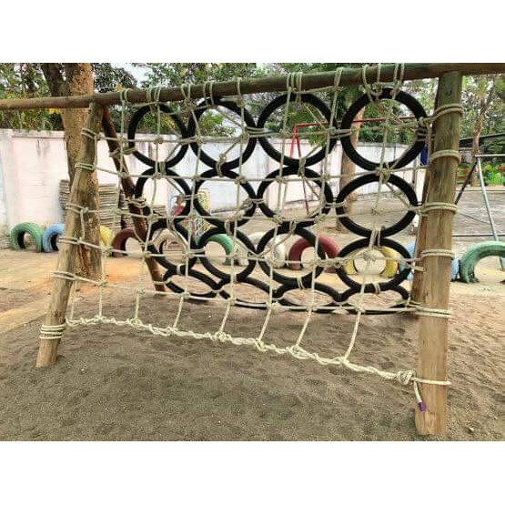 ตาข่ายฐานกิจกรรม ตาข่ายปีนป่าย (18 mm.ช่องตา 25 x 25 cm.) ใช้กับน้องประถม-มัธยม-ผู้ใหญ่ 🌟มีขนาดให้เลือก🌟