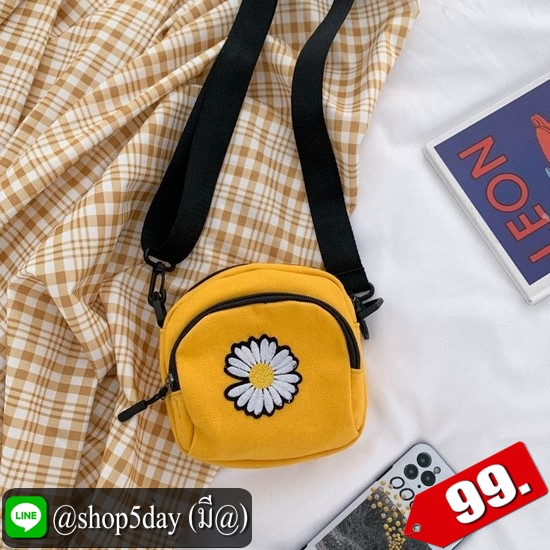 ♨️ กระเป๋าสะพาย ผ้าลายดอกไม้ แฟชั่น