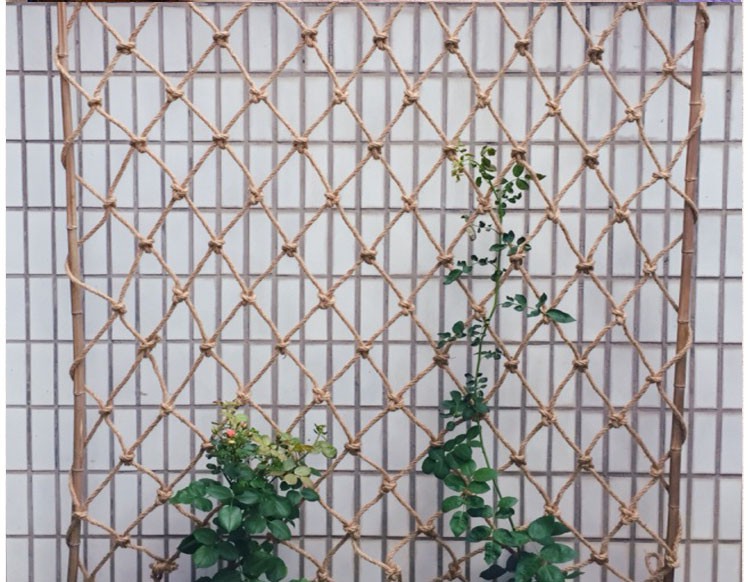 ฝ้าเพดานตกแต่งตาข่าย ผนัง Loft ตกแต่งด้วยตาข่ายเชือก ทำได้ทุกไซต์