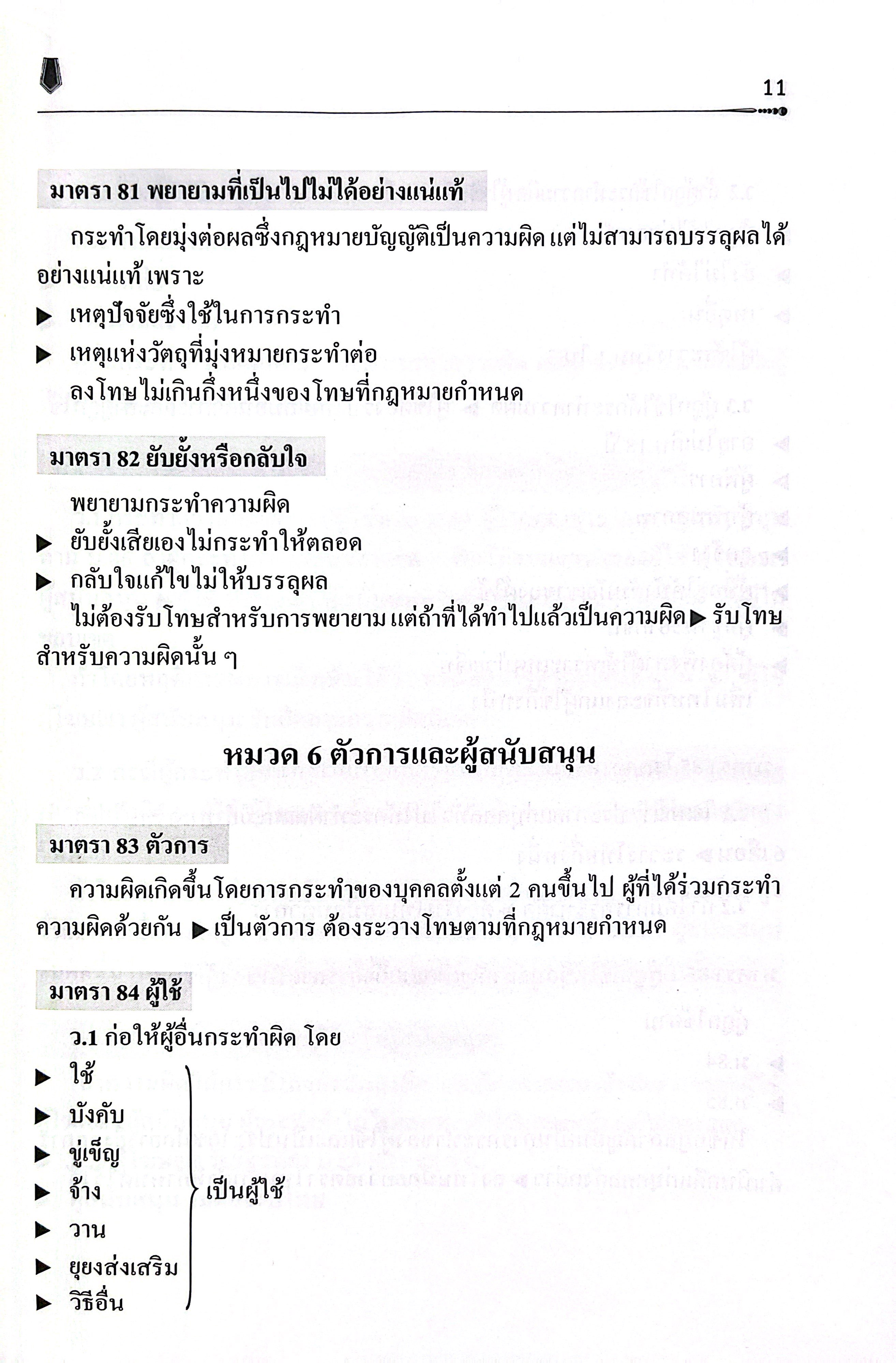 (ห่อปก) ตัวบทย่อ มาตราสำคัญ ประมวลกฎหมายอาญา (ขนาด A5 ขนาดกลาง ปกอ่อน) ฉัตรฑากรุ๊ป ปีที่พิมพ์ : 2568
