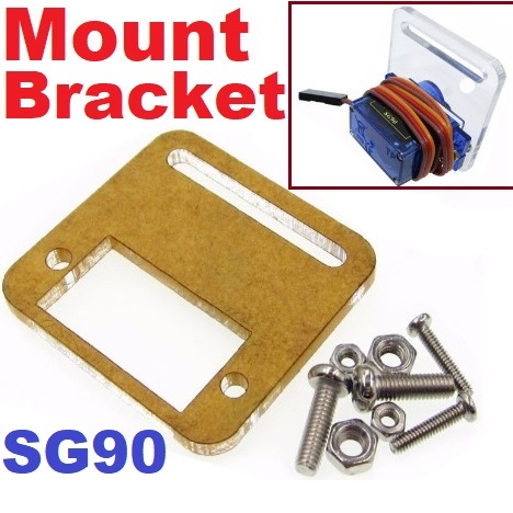 SG90 Servo Mount Bracket steering gear ขายึดเซอร์โว แท่นยึดเซอร์โวมอเตอร์