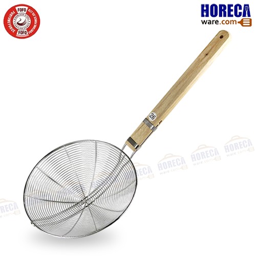 Wire strainer with wooden handle STL 26cm.(10 inches) Fofo