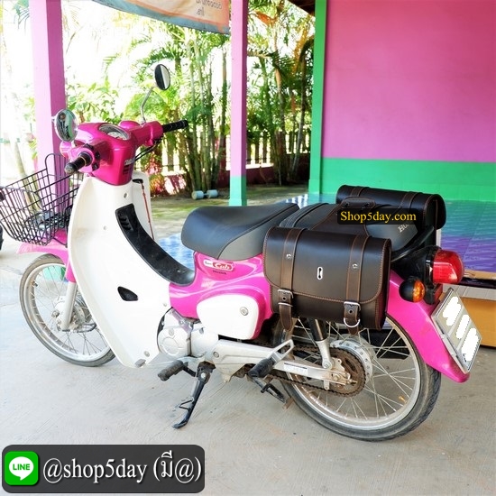 🔥 กระเป๋ารถมอเตอร์ไซค์ วินเทจ-คลาสสิค ✌️ มีสีดำ และ น้ำตาลไหม้