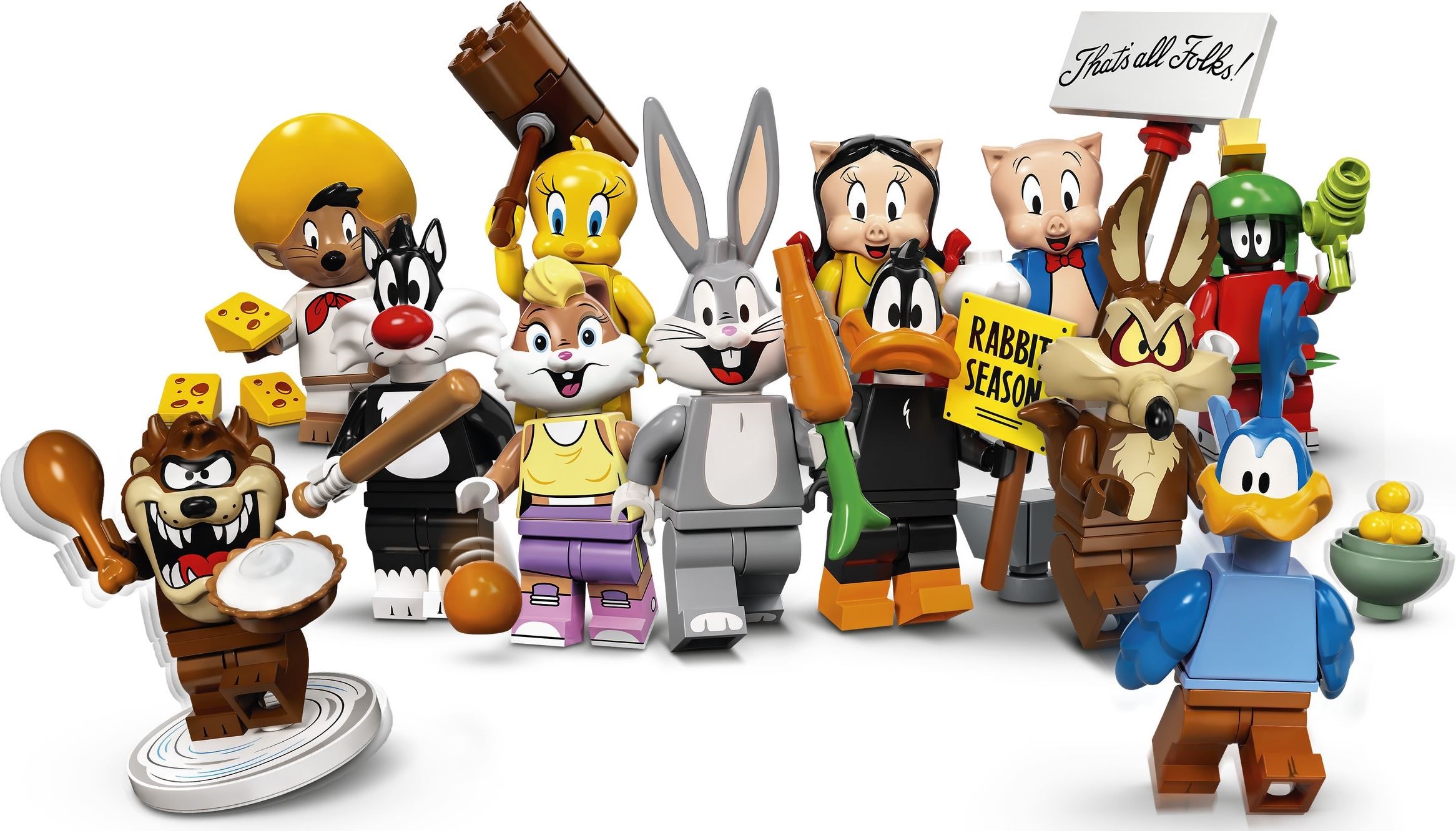 LEGO เลโก้ 71030 Collectable Minifigures - Looney Tunes Series (ครบชุด 12 ตัวละคร)