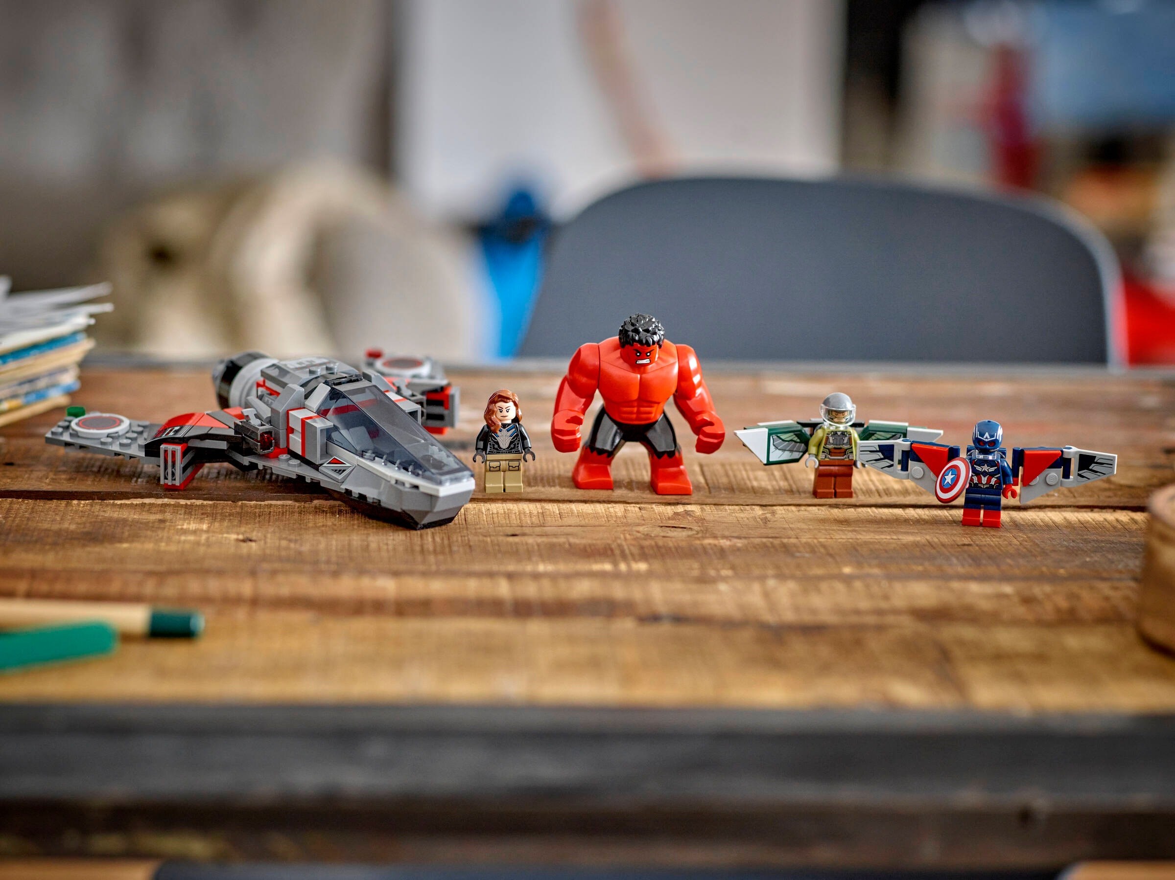 LEGO Super Heroes Marvel เลโก้ 76292 Captain America vs. Red Hulk Battle