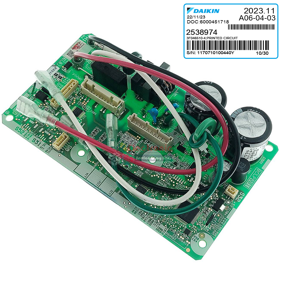 แผงบอร์ดแอร์คอยเย็นDAIKIN-ไดกิ้น ใช้ได้ทั้งหมด 3 รุ่นที่ระบุไว้-อะไหล่ใหม่แท้บริษัท #อะไหล่แอร์DAIKIN