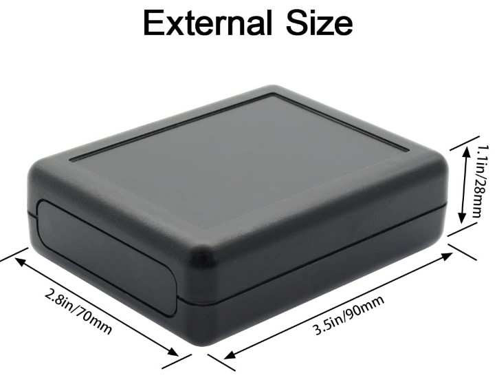 กล่องพลาสติก 90*70*28 mm. สีขาว white color 90x70x28 mm. abs plastic enclosure for small device box enclosure plastic GPS junction box