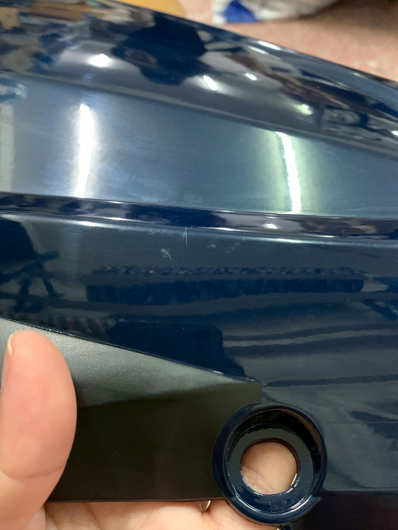 ฝาครอบข้างขวา WAVE 125 แท้ๆ สีเขียว (B173) 64410-KPH-900ZG (สินค้ามีตำหนิ)