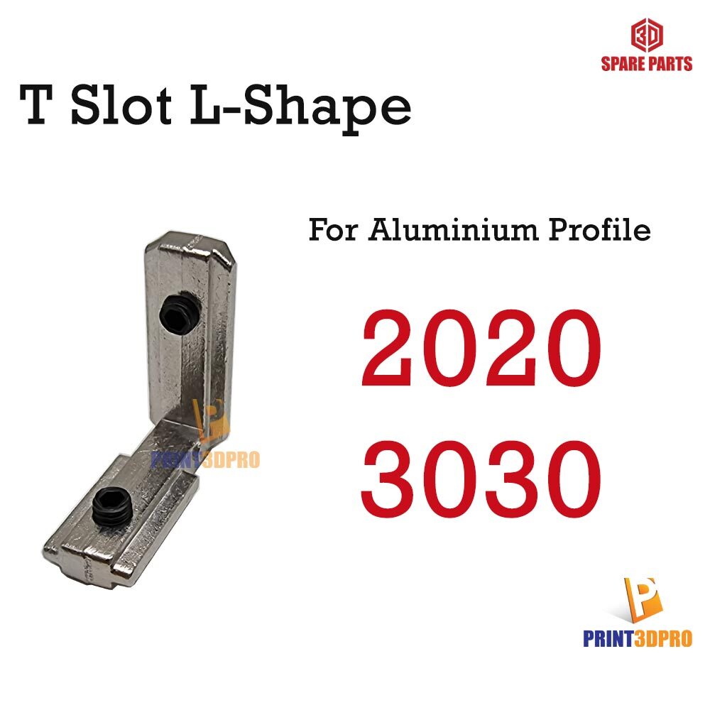 T Slot L Shape 2020 3030 Series Aluminum Profile Interior Corner Connector Joint Bracket