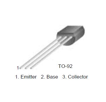 ทรานซิสเตอร์ S8550D (SS8550D) PNP 25V 1.5A or Class B Push-Pull Audio Amplifier Applications Complementary with UTC S8050
