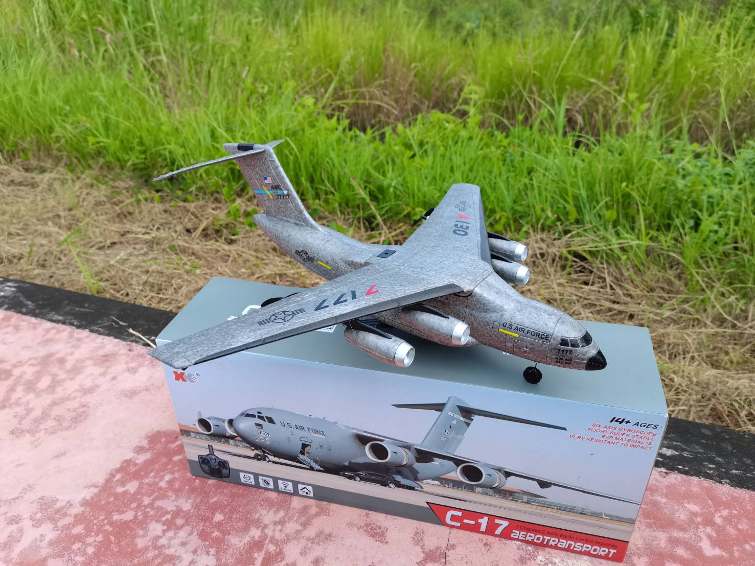 เครื่องบินบังคับวิทยุ XK A130 3CH-Y20 ชุดพร้อมเล่น มีระบบ GYRO.ช้วยบิน บินง่ายมากชินงานสวยมาก