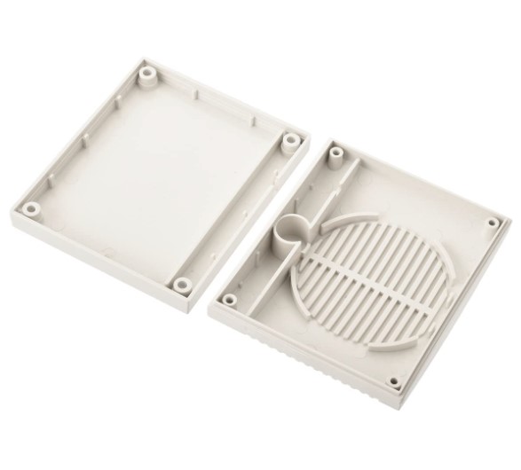 กล่องพลาสติก 90*75*25 mm. สีขาว กล่องใส่ลำโพง (ไม่รวมน็อตสกรู) Horn shell small box instrument plastic shell 90x75x25 mm. (without screws)