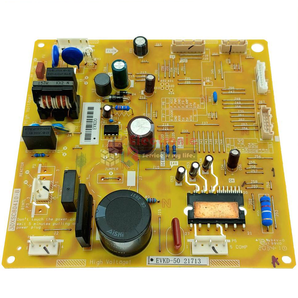 แผงบอร์ดตู้เย็นTOSHIBA(โตชิบา)รุ่น*GR-B31KU*อะไหล่แท้*ใช้ได้กับทุกรุ่นและเบอร์คอมเพรสเซอร์ที่ทางร้านระบุไว้(ชิปไอซีใต้บอร์ดเบอร์ B141และ 4530 )