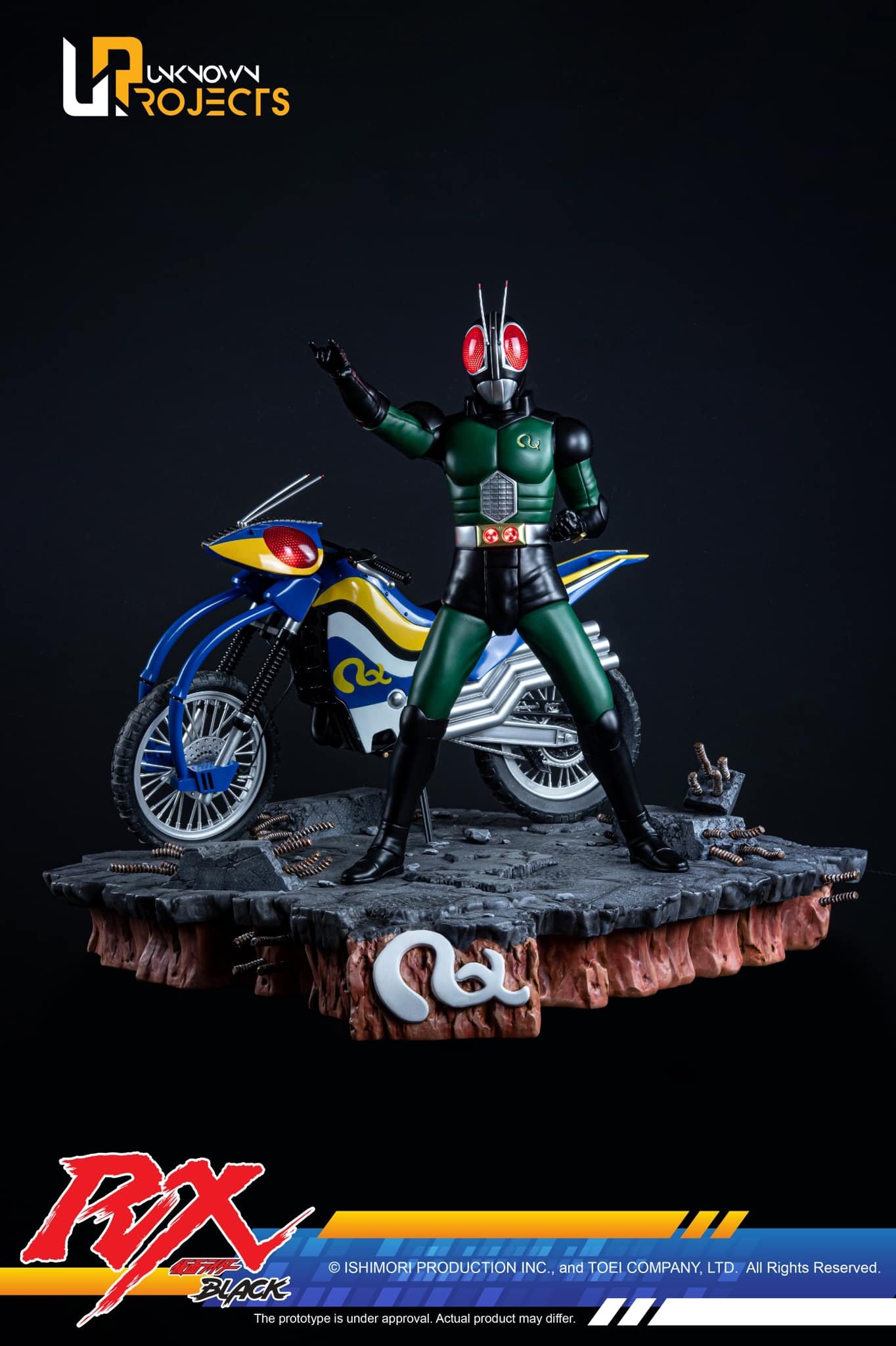 Unknown Projects Classic Signature Arte Series Masked Rider BLACK RX [Deluxe Version]