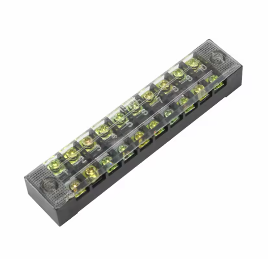 TB-2510 Terminal Block 600V 25A Copper Wire Busbars เทอร์มินอลบล็อก โลหะทองแดง