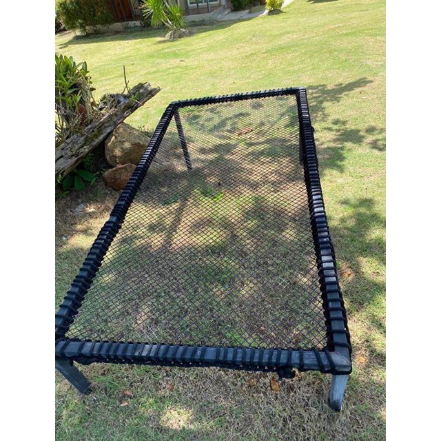 Hammock ตาข่ายนั่งชิว เปลตาข่ายรีสอร์ท ขนาด 200 x 300 cm. ตาข่ายพร้อมเดินเส้นขอบให้เรียบร้อย + แถมเชือกมัดติดตั้ง