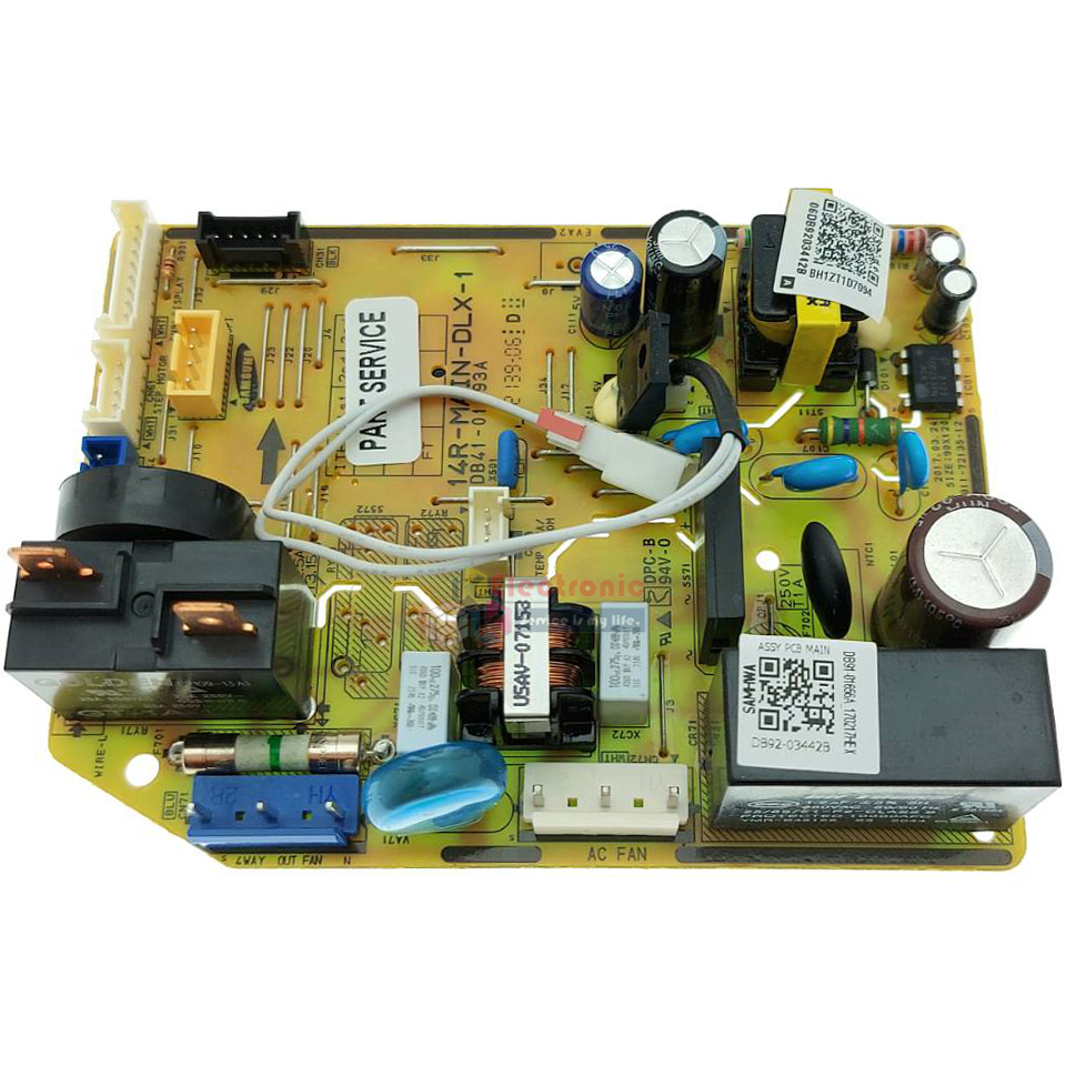 แผงบอร์ดแอร์คอยเย็น ซัมซุง Samsung-แผงควบคุมแอร์-DB92-03442B/อะไหล่แท้ สำหรับรุ่น/AR09JCFSTWK/AR10JCFSQWK/AR12JCFSTWK/AR13JCFNQWK/AR13JCFSQWK/AR18JCFSTWK พร้อมวิธีการเซ็ทโค้ด