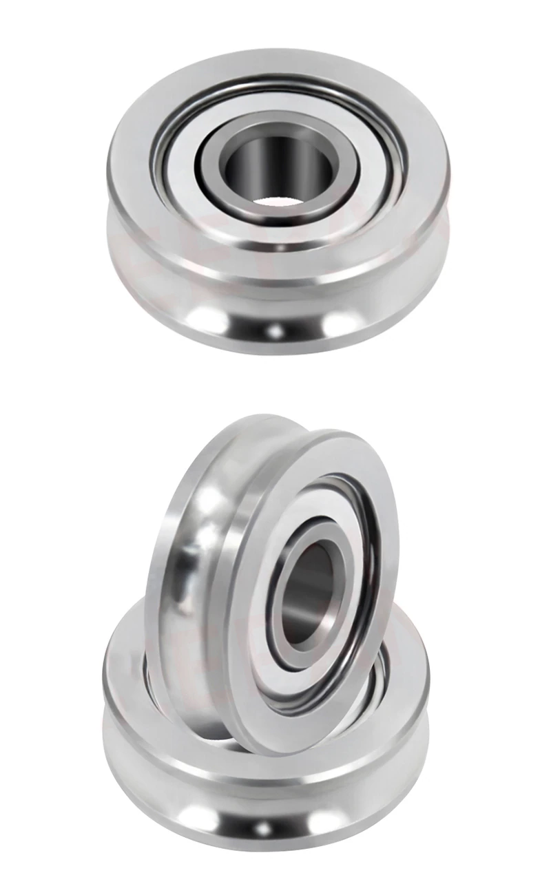 3D Part U604ZZ U Groove Guide Wheel For 3D Printer Extruder Bearing 4x13x4mm Ball Bearings 3D Printer Parts