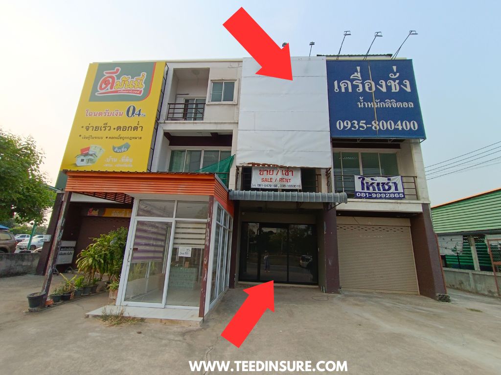 ขายด่วน!!! ตึกอาคารพาณิชย์ 1 คูหา 3 ชั้น ติดถนนมิตรภาพ ต.โคกกรวด นครราชสีมา