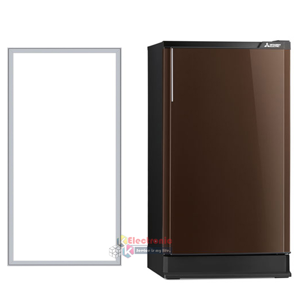 ขอบยางประตูตู้เย็น-Mitsubishi(มิตซูบิชิ)-สำหรับรุ่น-MR-1404-SL/MR-1405-SL/MR-1406-SL/MR-1407 (2017)/MR-1408/MR-1409 (2019)-KIEW02110-อะไหล่แท้ ใส่ง่าย