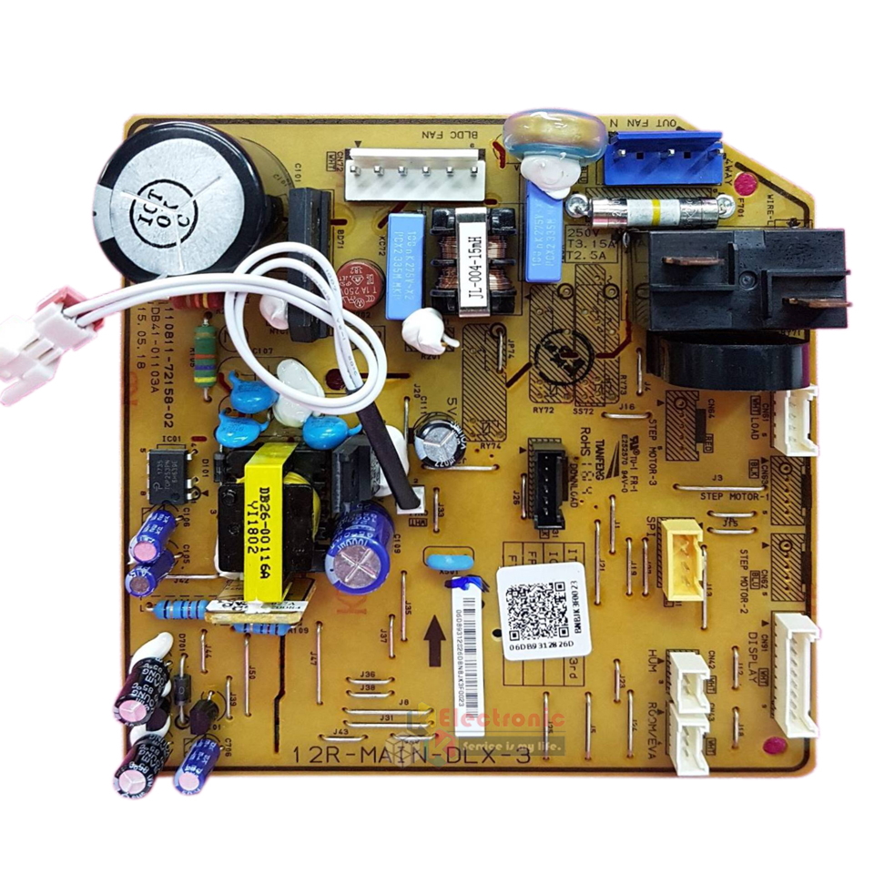 แผงบอร์ดแอร์คอยเย็น ซัมซุง Samsung-รุ่นAR18FCSEFUUX/อะไหล่แท้*พร้อมรายละเอียดการเซ็ทโค้ด