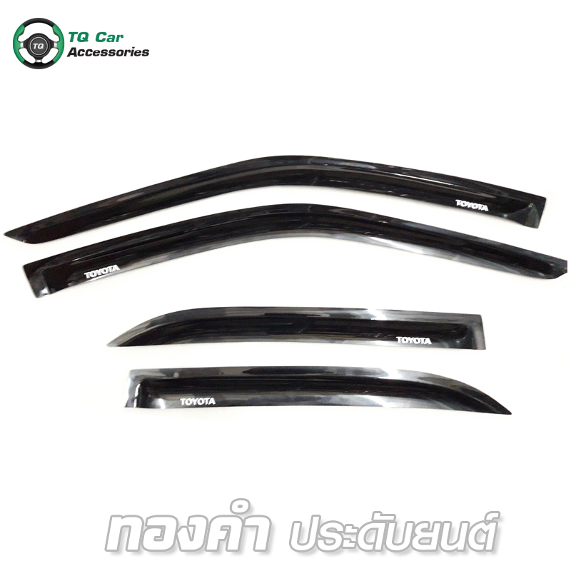 กันสาด TOYOTA WISH สกรีนโลโก้