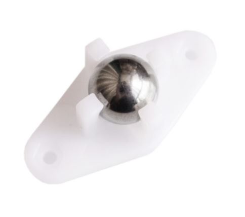 ล้อหมุนอิสระ ทุกทิศทาง Vacuum W420 steel ball universal wheel for smart car chassis Bullseye nylon ล้อรถ