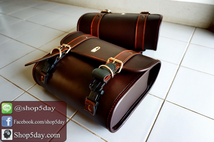 🔥กระเป๋าข้างมอไซค์ วินเทจ คลาสสิค