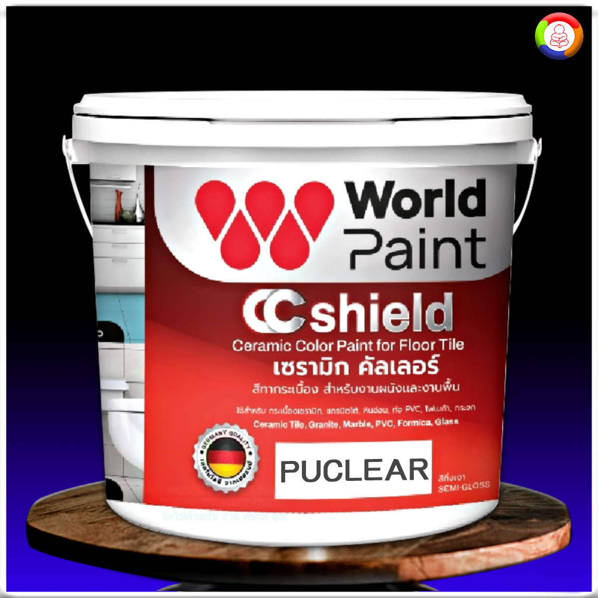 สีเคลือบสำหรับงานภายนอก WorldPaint PU Clear Coat