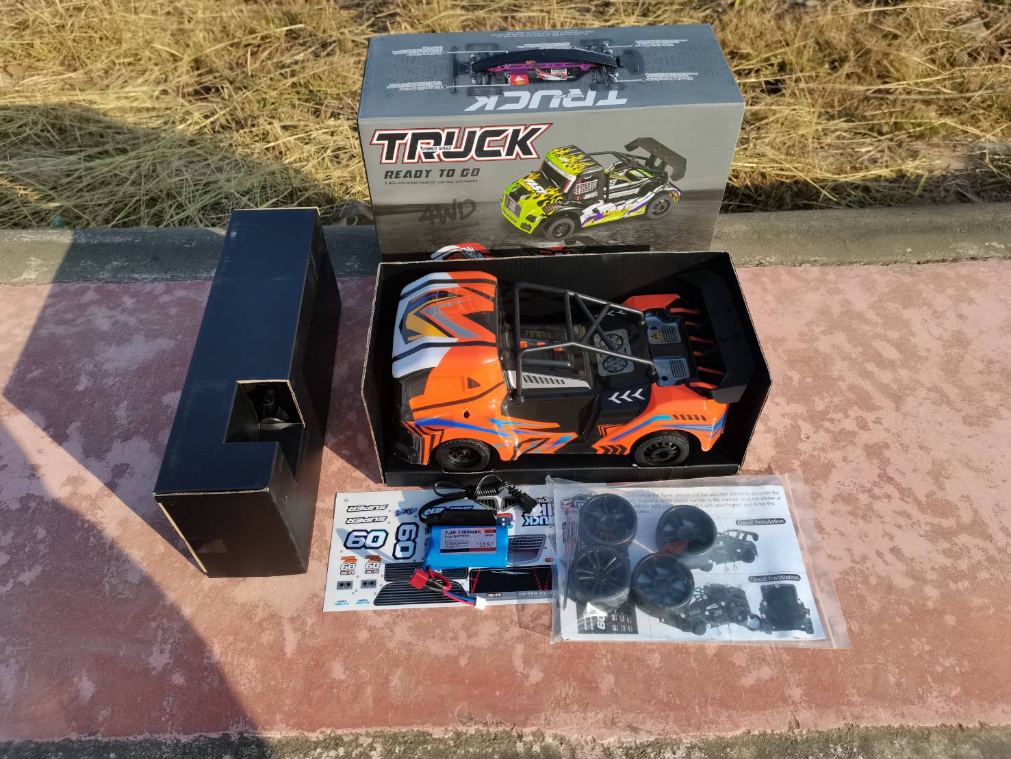 รถบังคับวิทยุ SPEED TRUCK 2.4G 4WD 50KM/H 1/16 รุ่นGB1013