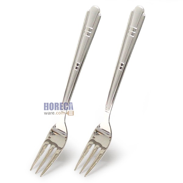 ช้อน-ส้อมขนม 2.0 มม. แพ๊ค 2 คู่ ตราหัวม้าลาย