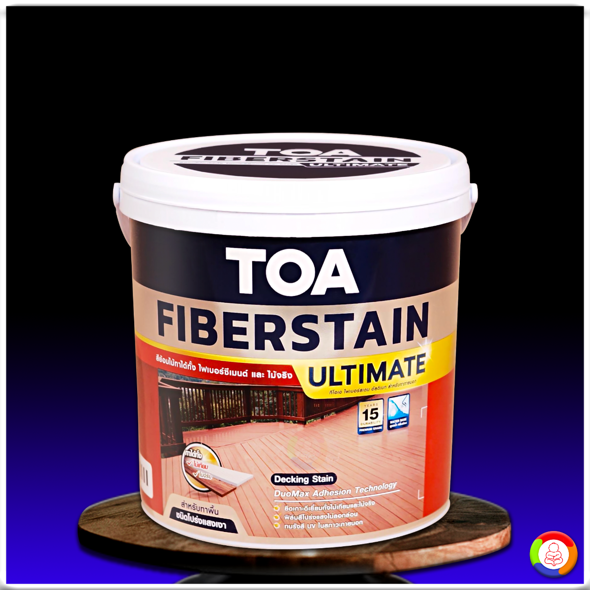 ทีโอเอ ไฟเบอร์สเตน อัลติเมท สำหรับงานพื้น ชนิดโปร่งแสง (เงา) Toa Fiberstain Ultimate Gloss