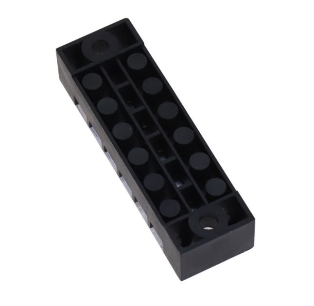 TB-1506 เทอร์มินอล บล็อก 600V 15A TB Series 6 Positions Ways Dual Row Barrier Screw Terminal Block Wire Connector