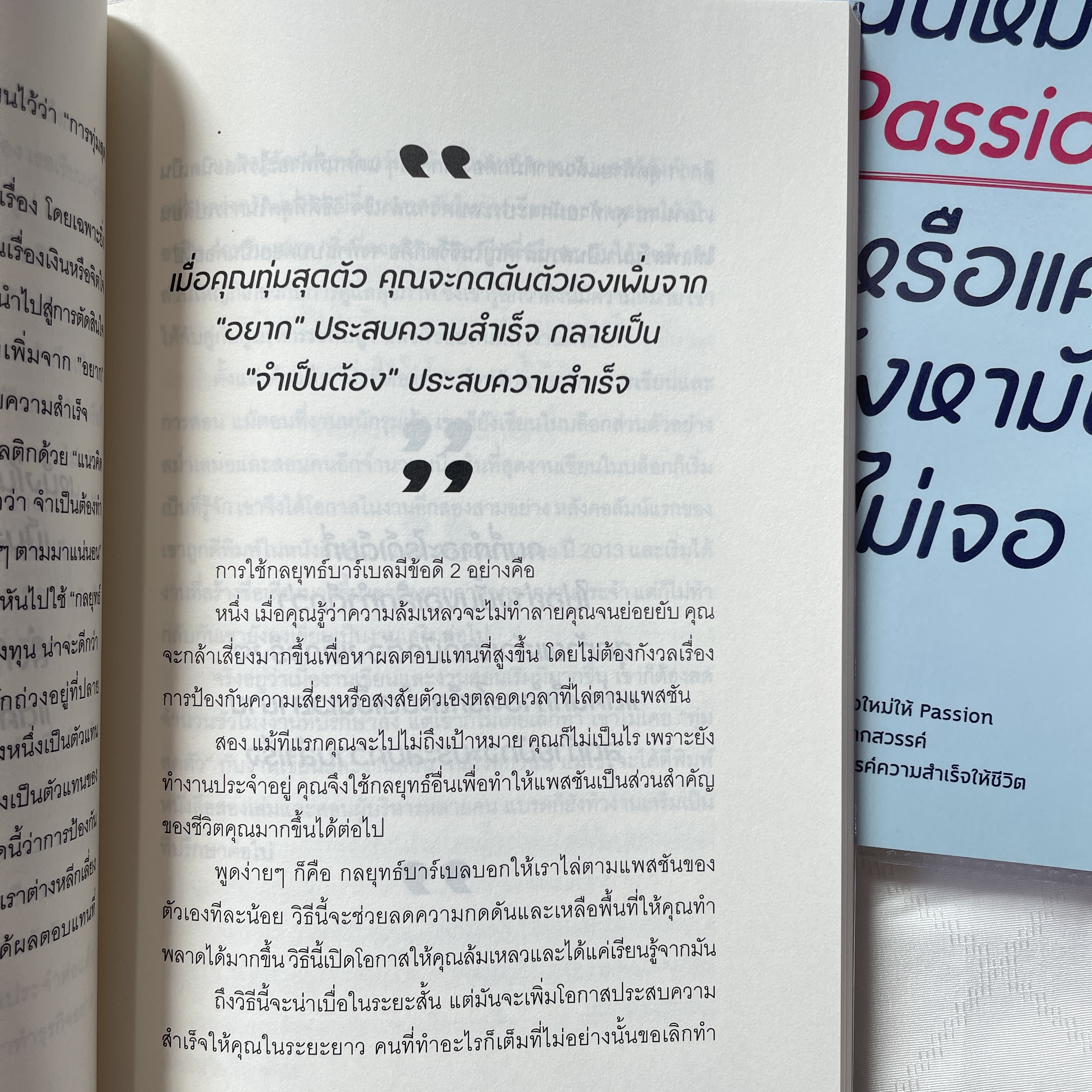 ฉันหมด Passion หรือแค่ยังหามันไม่เจอ /ผู้เขียน: Brad Stulberg /สำนักพิมพ์: (bingobook)