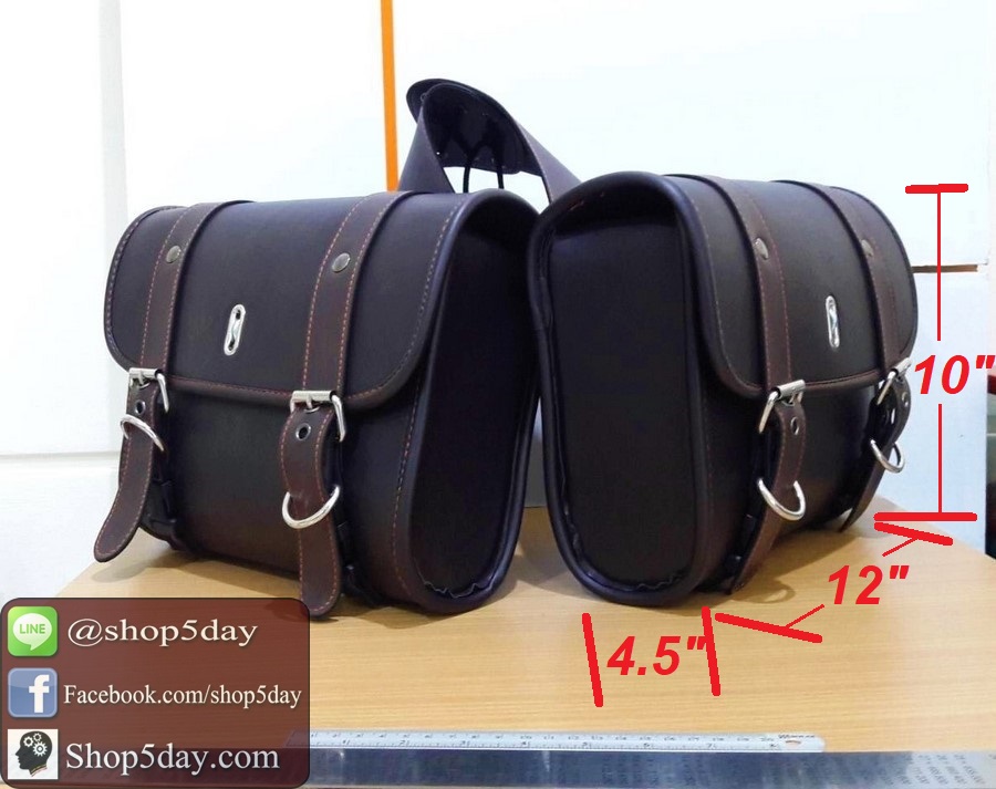 🔥กระเป๋าข้างมอไซค์ วินเทจ คลาสสิค