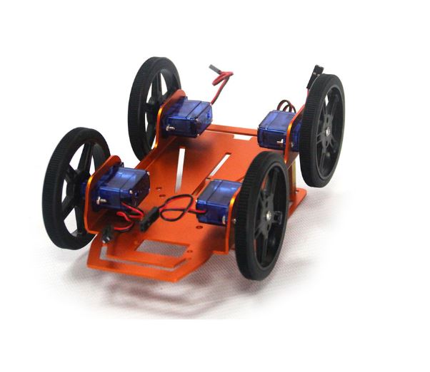 เซอร์โวมอเตอร์ พร้อมล้อรถ SG90 Micro Servo 1.8kg/cm (หมุนได้ต่อเนื่อง สั่งหมุนซ้าย, ขวา, หยุด, ปรับความเร็วได้) 4.8V - 6V 360 Degree Continuous Rotation Servo With Servo Wheel DIY Kit