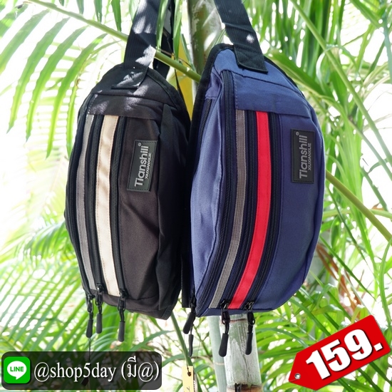 ✔️งานป้าย กระเป๋าคาดอก-เอว New Tianshill