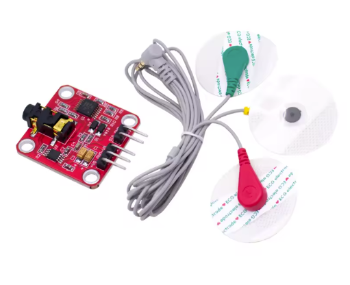 เซนเซอร์วัดกล้ามเนื้อ Muscle signal sensor Emg sensor controller detects muscle activity for Arduino development board for wearable devices