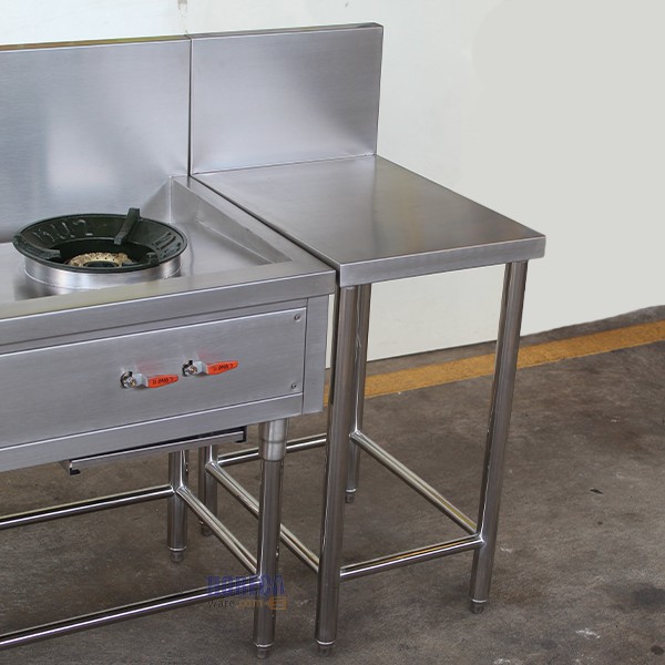 Seasoning table with wings, 60x40x95, Masterware brand