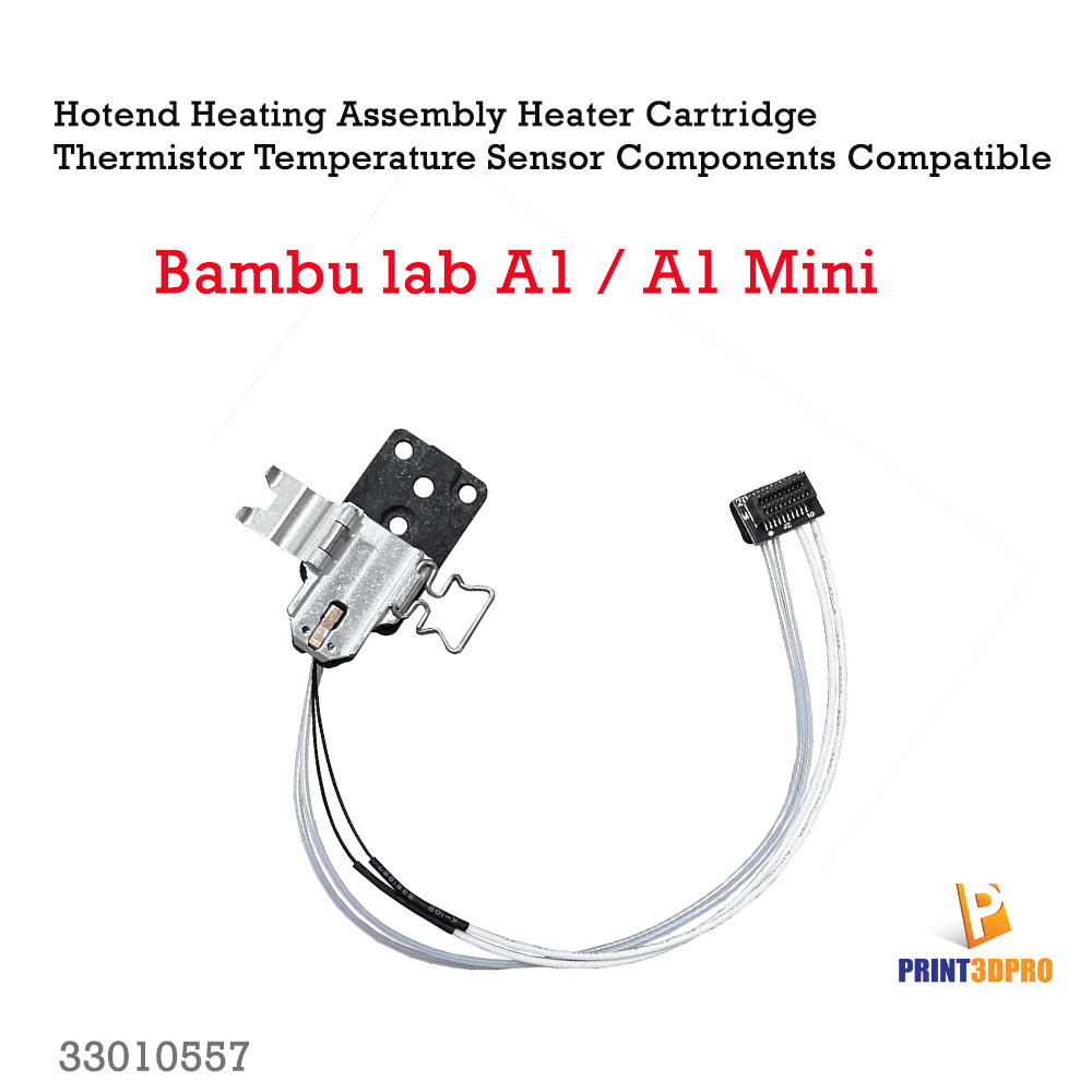 3D part Hotend Heating Assembly Heater Cartridge Thermistor Temperature Sensor Components